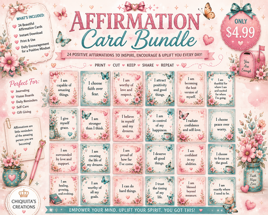 Affirmation Card Bundle
