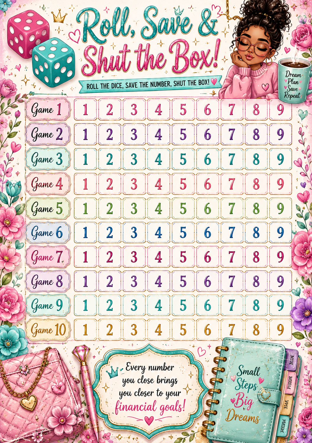 Different shut the box challenges